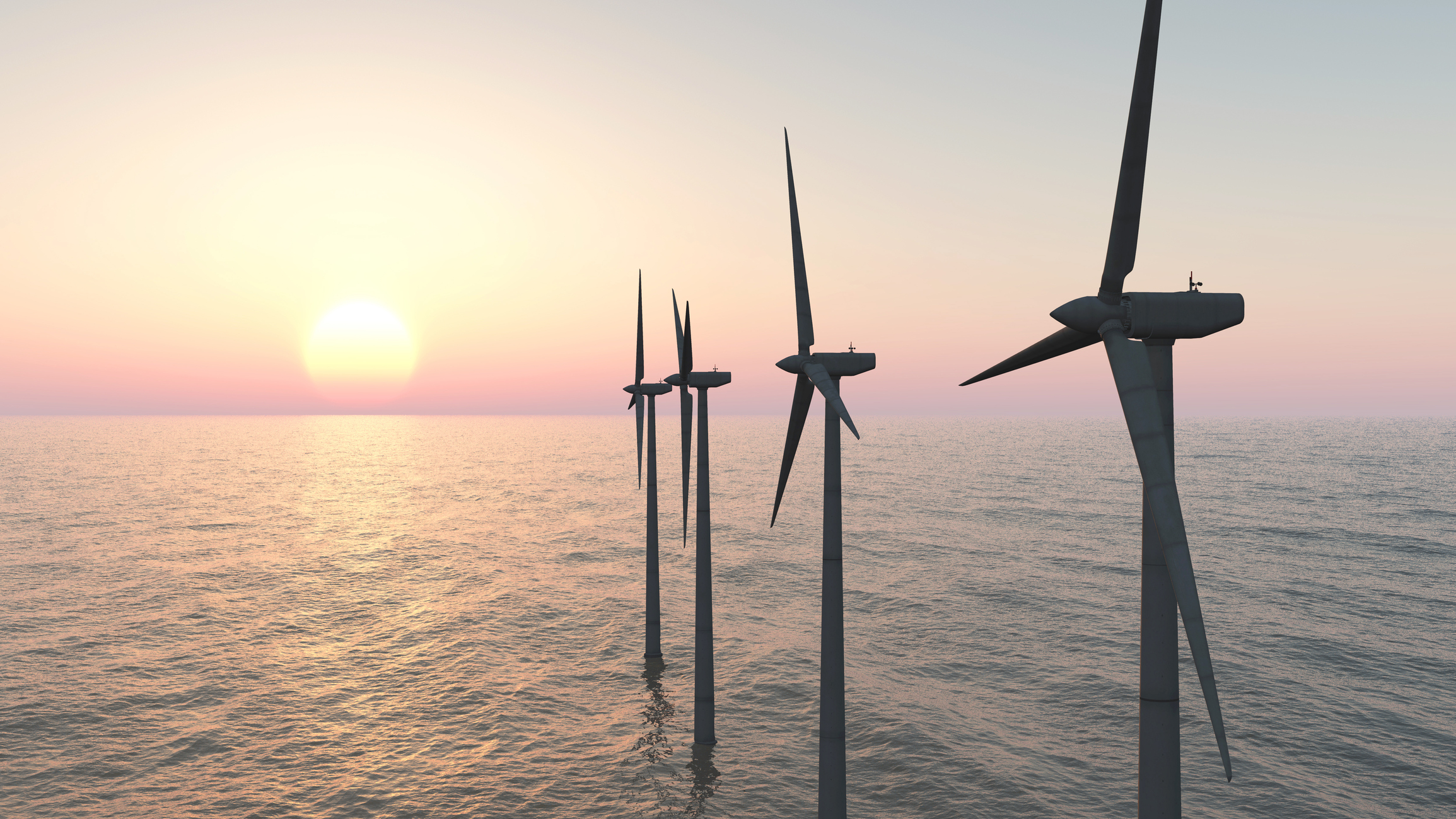 Strom anmelden: So kommt nach dem Umzug Energie ins Haus Offshore-Windpark: Windräder im Meer.