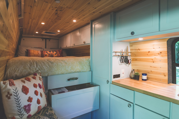 Klein aber fein: Darum lohnt sich ein Umzug ins Tiny House Innenraum von einem Tiny House