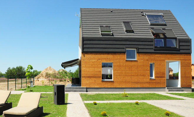 Passivhaus Ein Passivhaus nutzt Sonnenenergie zur Wärmegewinnung