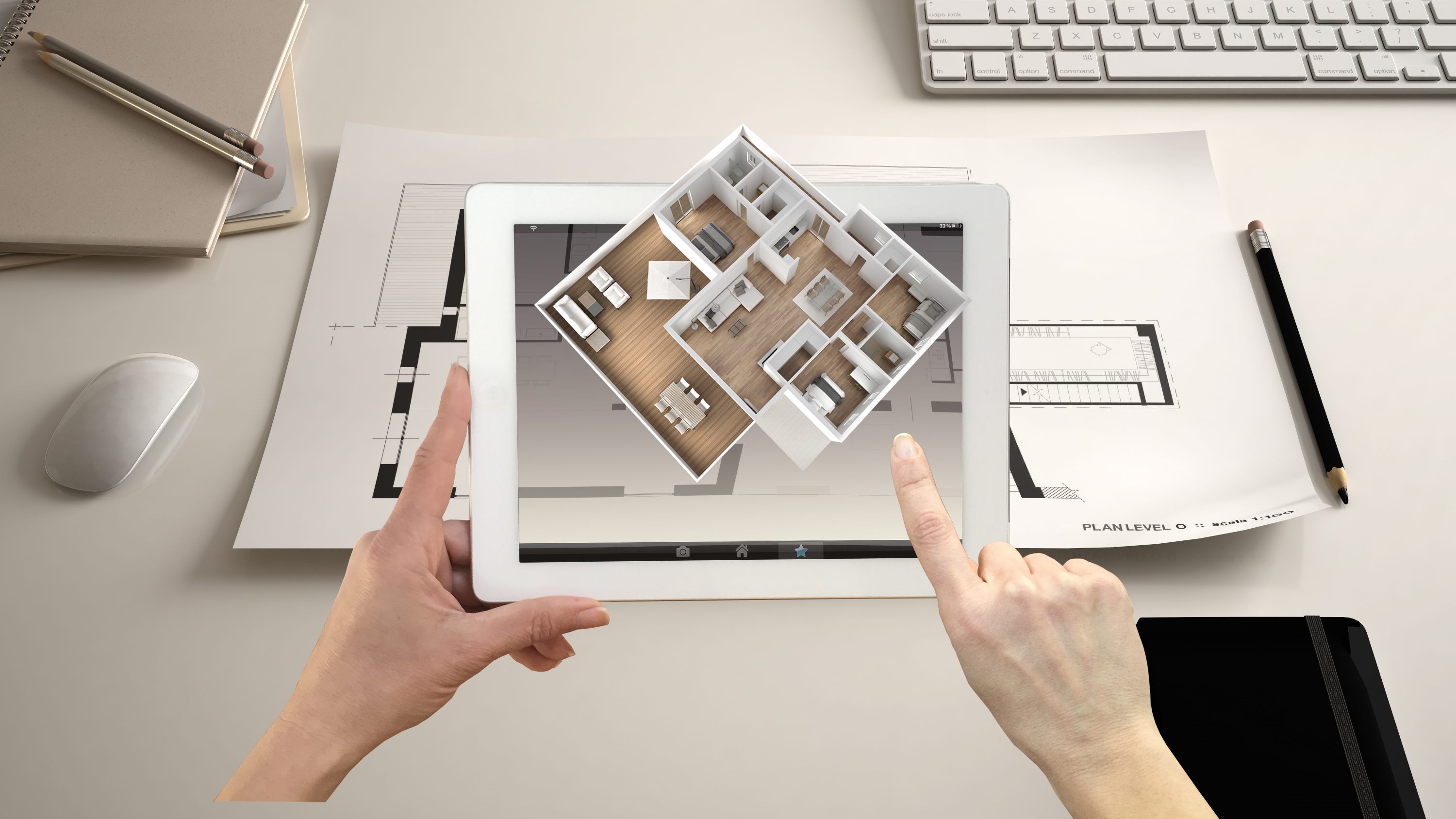 Wohnung einrichten per App Wohnung einrichten am iPad