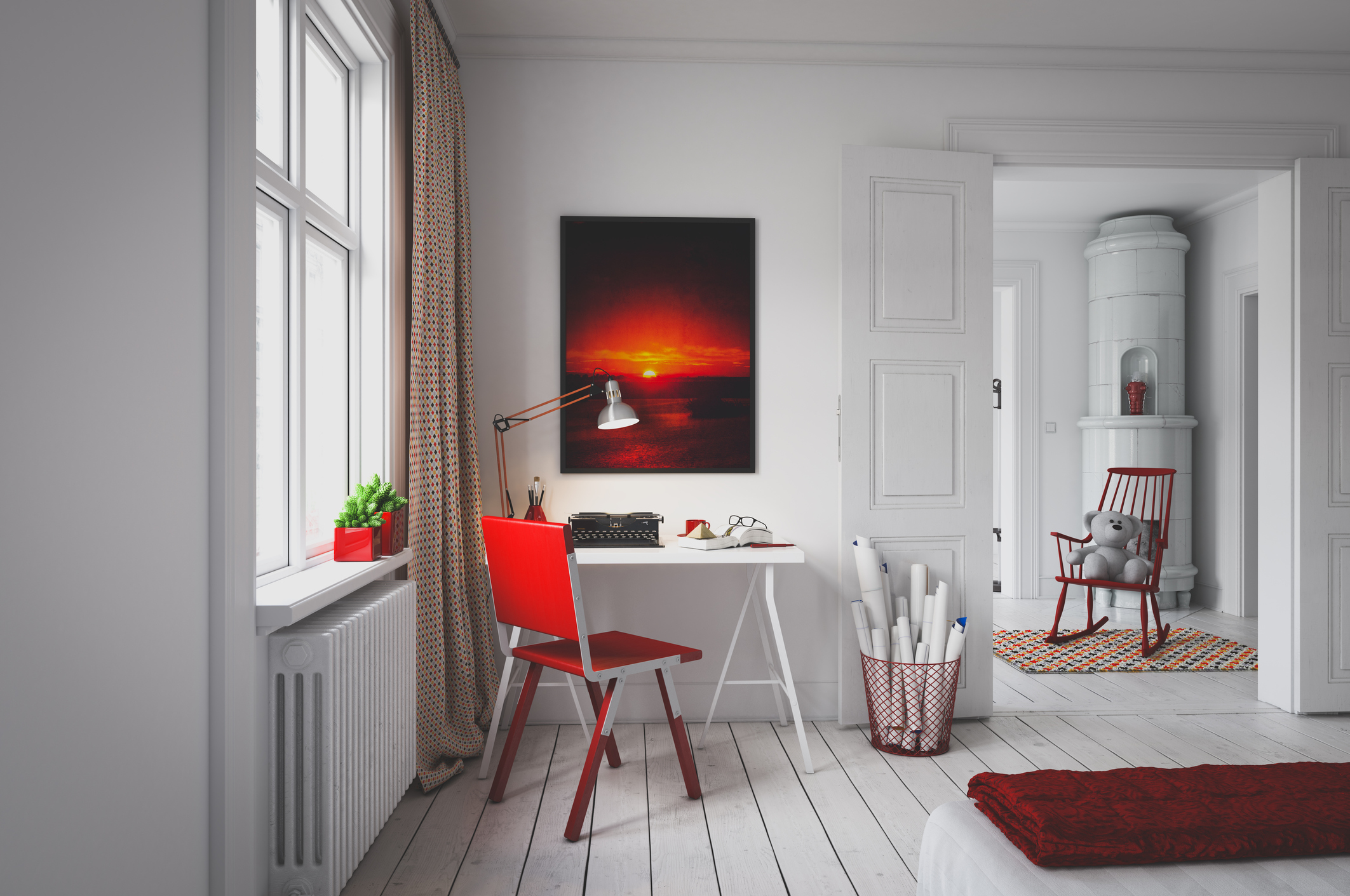 Altbauwohnung einrichten: 6 inspirierende Tipps Farbkontraste und moderne Designs inmitten alter Räume. Haben Sie Mut zum Stilbruch!