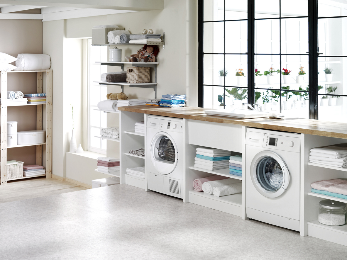 Hauswirtschaftsraum einrichten: Ideen für das Multifunktionszimmer Modernes Hauswirtschaftszimmer