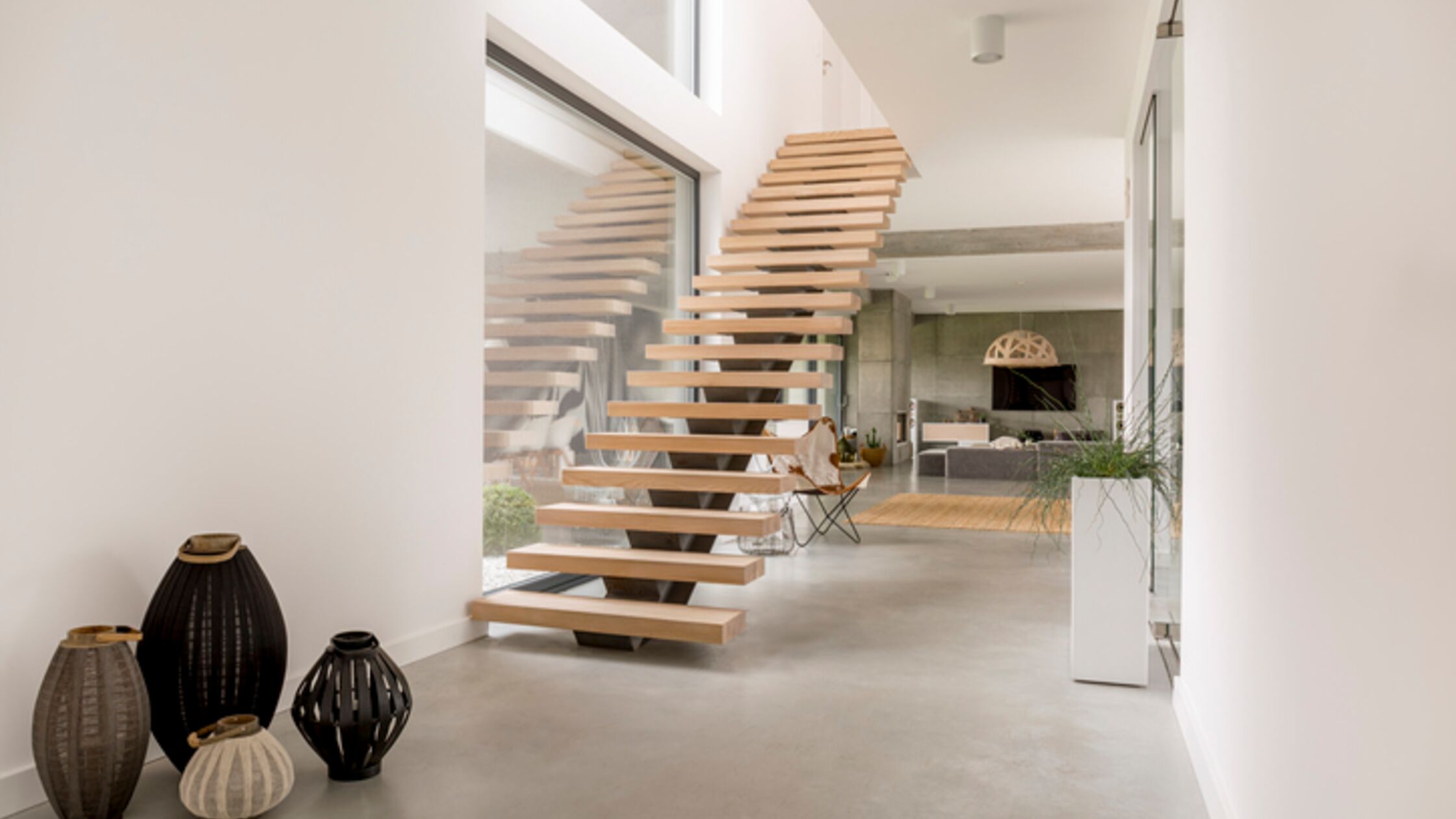 Maisonette-Wohnung mit Treppe