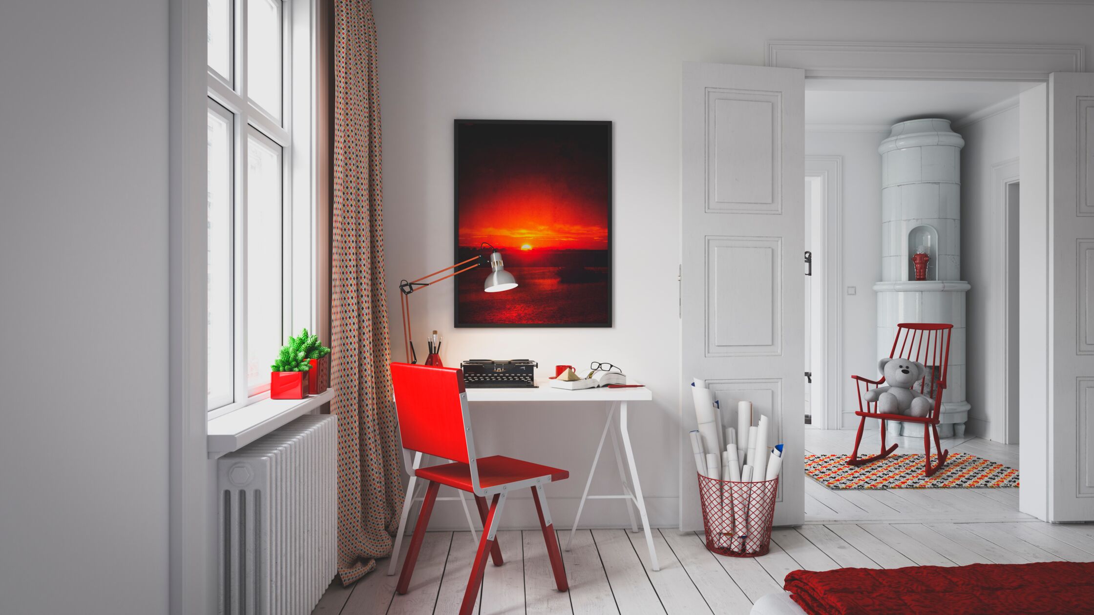 Altbauwohnung einrichten: 6 inspirierende Tipps Farbkontraste und moderne Designs inmitten alter Räume. Haben Sie Mut zum Stilbruch!